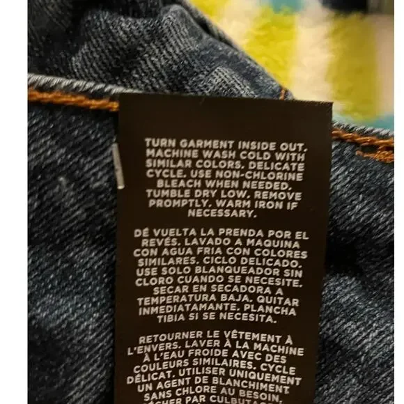 Curve Appeal Womens Size 4 Leopard Denim High Rise Wide Leg Jeans NWT - Picture 7 of 10